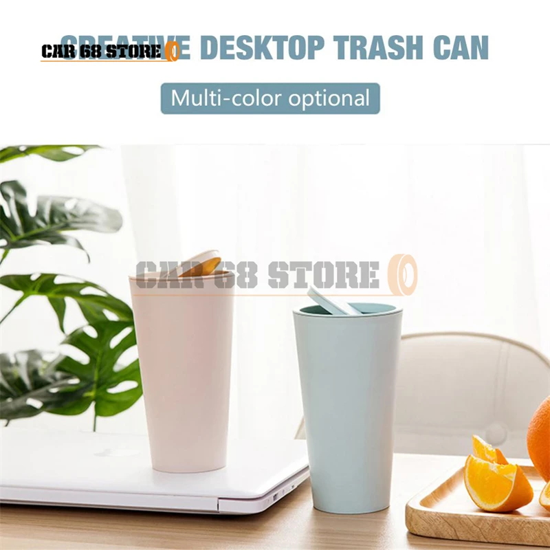 

Car Garbage With Lid Can Car Trash Portable Bin Home Room Garbage Dust Case Holder Bin Car Basket Universal Car Accessories