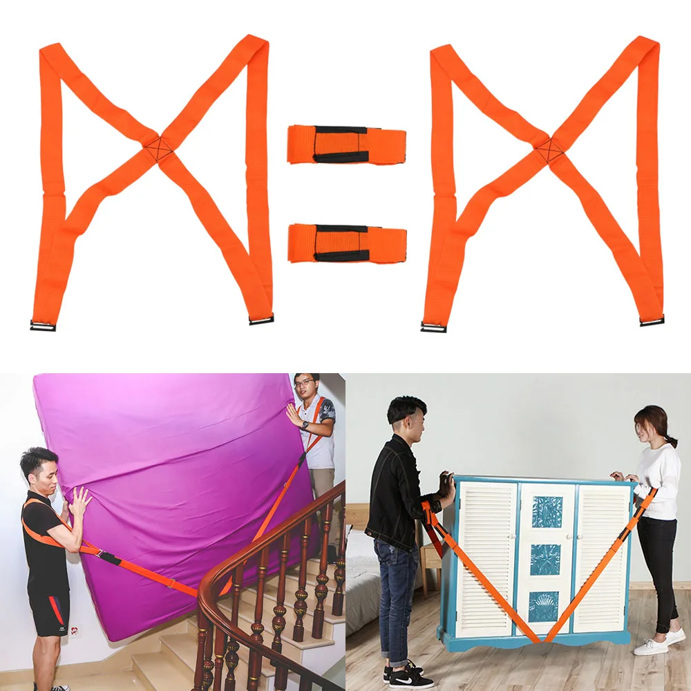 

Furniture Transport Belt For Home Move House Cleaning Moving Strap Carrying Rope Shoulder Straps Convenient Tools 4pcs/set