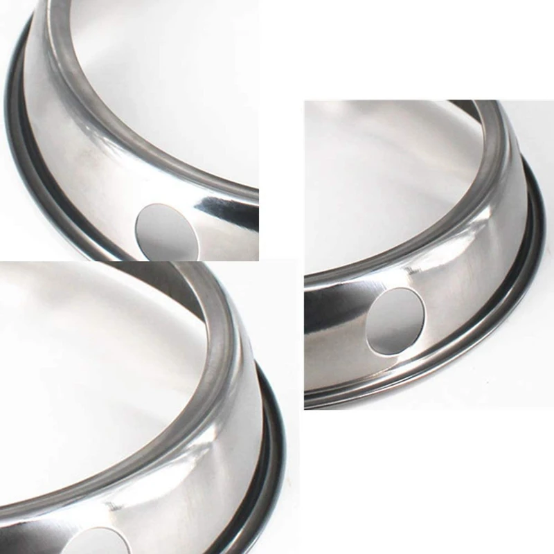 

Universal Wok Pan Support Rack Stand Wok Ring/ Round Bottom Wok Rack Universal Size for Gas Stove Fry Pans Kitchen