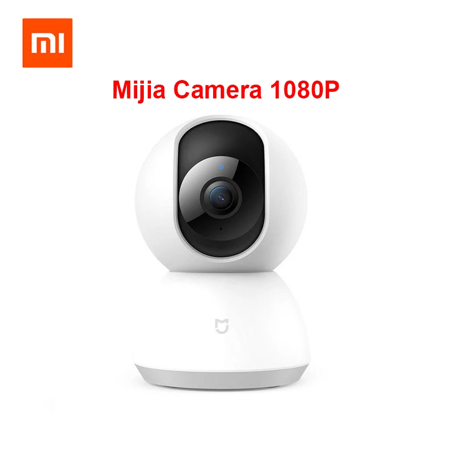 Оригинальная смарт-камера Xiaomi Mijia 1080 P, ip-камера, веб-камера, видеокамера, 360 угол обзора, Wi-Fi, беспроводное ночное видение, AI, улучшенное Обнаружение движения - Цветной: Mijia Camera 1080P