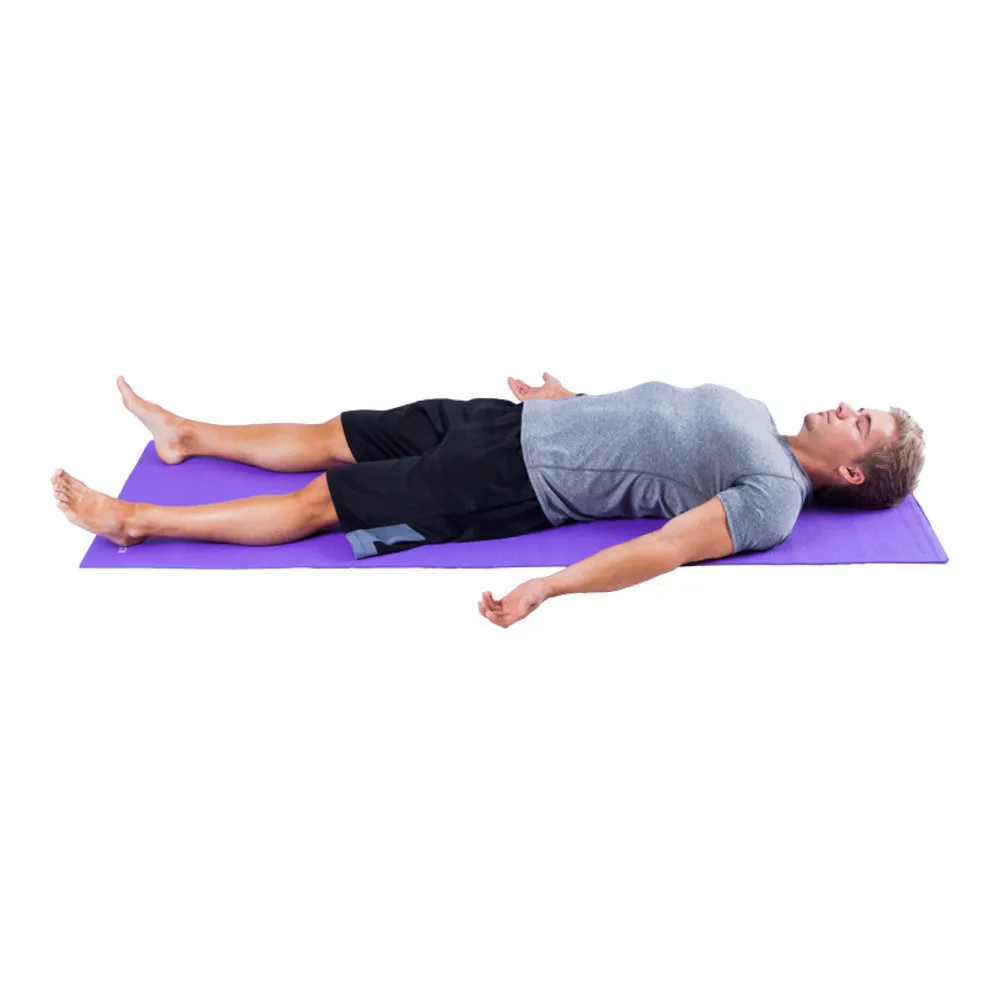 Коврик для йоги SPIRIT M-08 (6 мм) серебристо-фиолетовый |