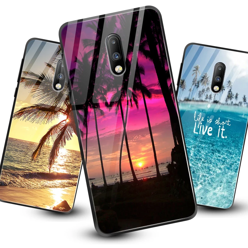 Роскошный чехол для OnePlus 3 3T 5 5T 6 6T 7 Pro закаленное стекло Samsung Galaxy S8 S9 S10 Plus