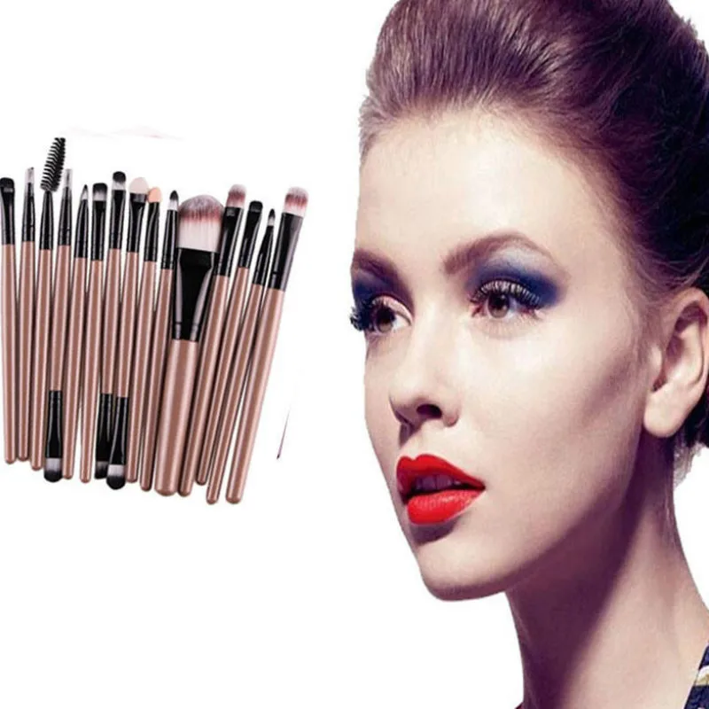 6 шт./компл. кисти для макияжа с ручкой набор Плоских кистей женщин Дамская