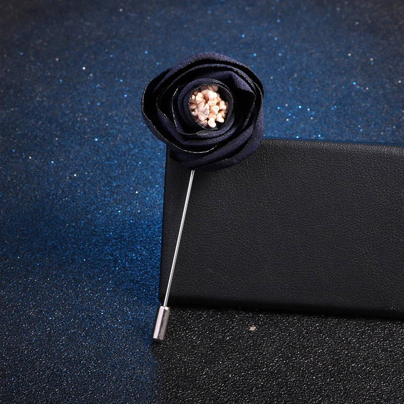 Новинка брошь из ткани сделай сам в виде цветка булавка для лацкана модная