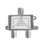 5-2400 МГц 2 способ цифровой коаксиальный кабель сплиттер с двойным направлением спутниковый ТВ приемник сигнала при разнесённом приёме разъем для SATVCATV производство Китай