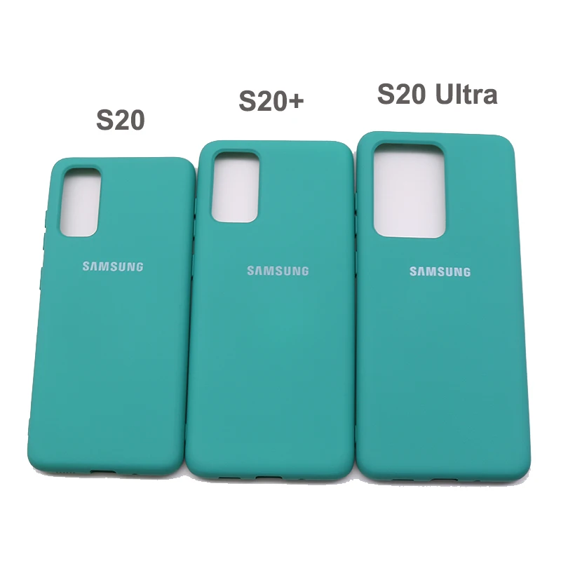 Samsung Galaxy S20 Plus/S20 Ultra Silky Silicone Cover High Quality Soft-Touch Back Protective Shell Galaxy S20 S20 + S20 Ultra cell phone pouch
