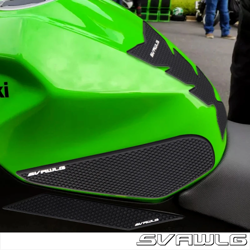 

New Motorcycle Tank Pad Protector Sticker Decal Gas Fuel Knee Grip Traction Side For Kawasaki NINJA400 NINJA 400 z400