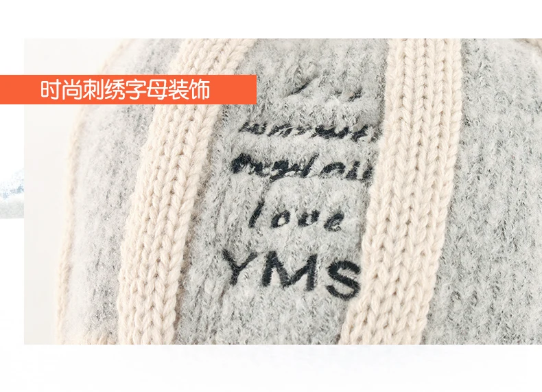 Женская зимняя вязаная шапка комплект из 3 предметов Шапка бини с шарфом и маской