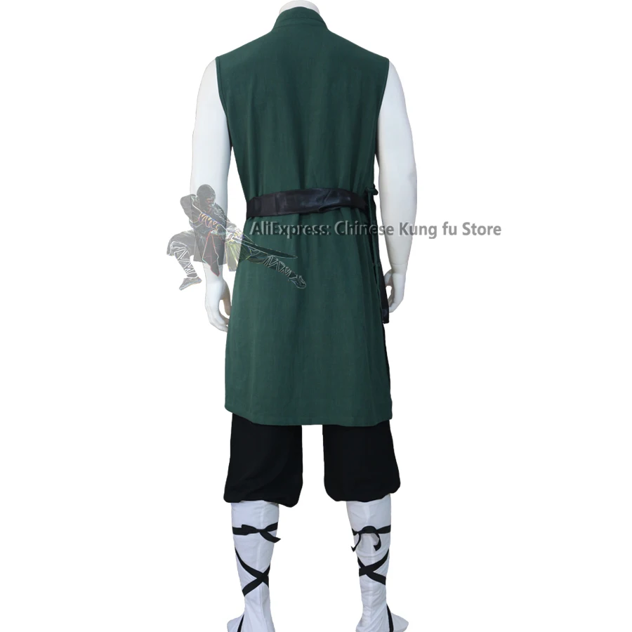 Летняя хлопковая форма шаолина монах кунг фу буддийские халаты боевые искусства