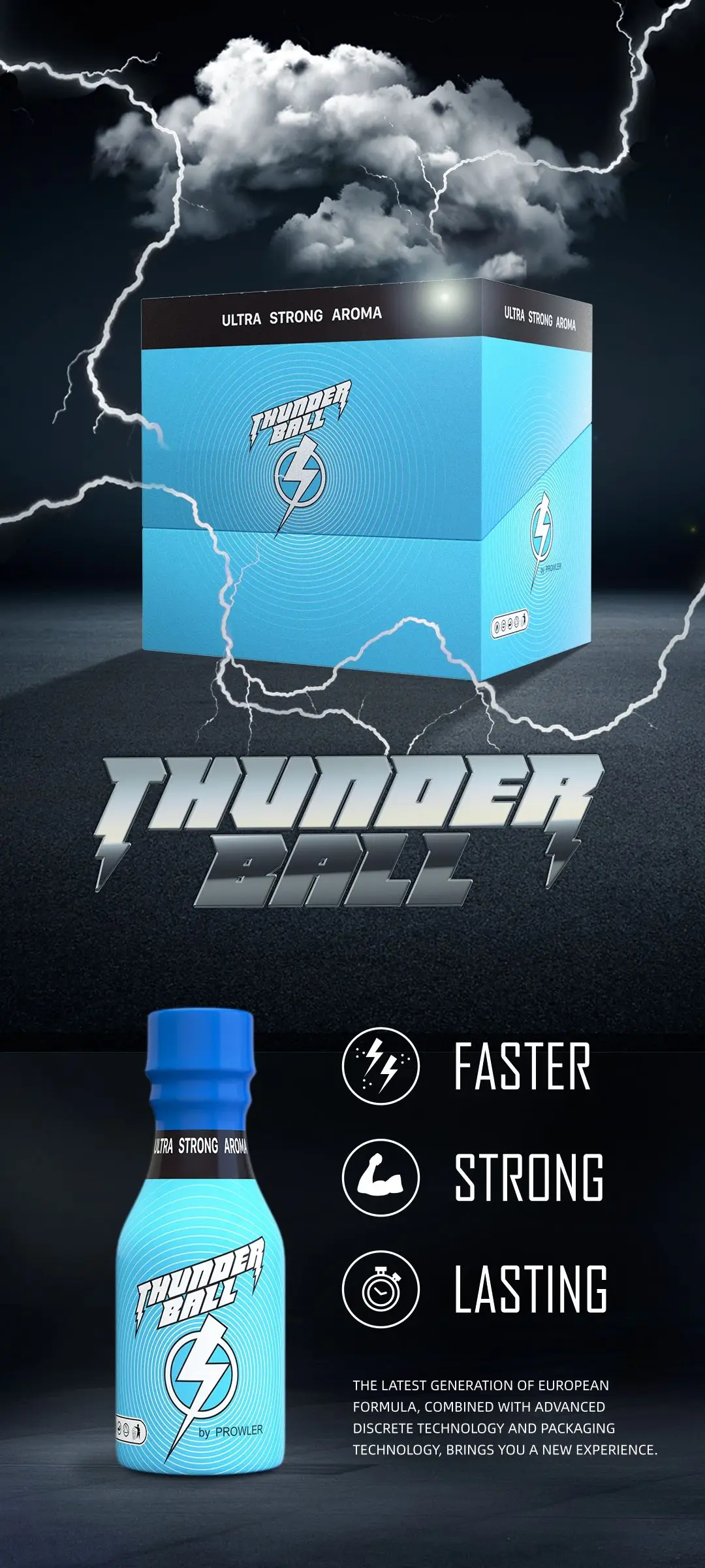 

G&N/PWD Poppers Brand Gay Gift Rush Bottle bigbox thunderball 50ml