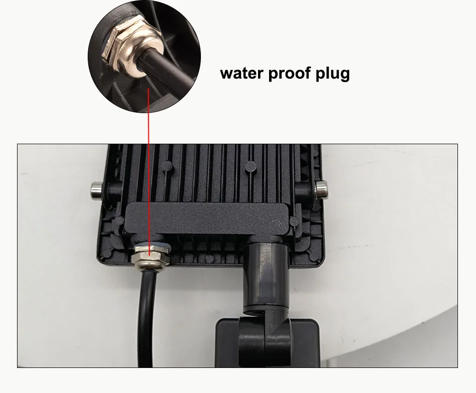 Датчик движения светодиодный прожектор 220V10W 30W50W100W150W IP65 наружный Светодиодный точечный светильник Настенный светильник отражатель светодиодный водонепроницаемый прожектор светильник