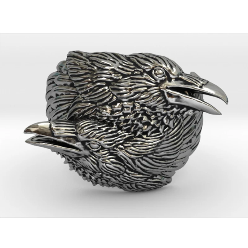 Мужские ювелирные изделия викингов кольцо вороны скандинавская мифология один