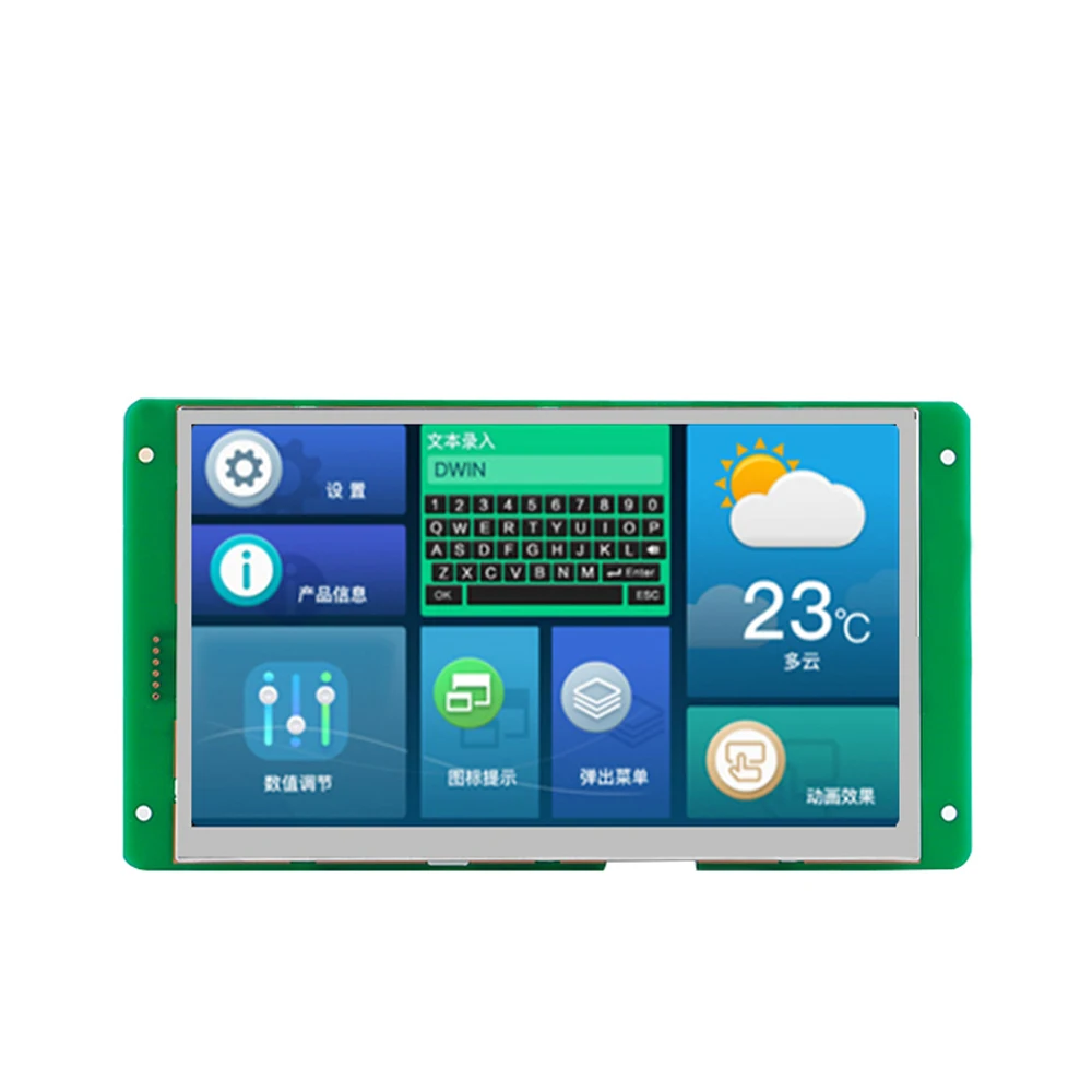 7 inch Serial screen DGUS II smart LCD display wifi module interface capacitive touch DMG80480C070_03