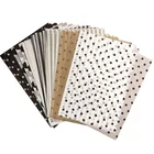 100 листовпакет, оберточная бумага формата А5, s, ретро, многоцветная печать, салфетка, Закладка, бумага для упаковки подарков, Цветочный Подарочный упаковочный материал