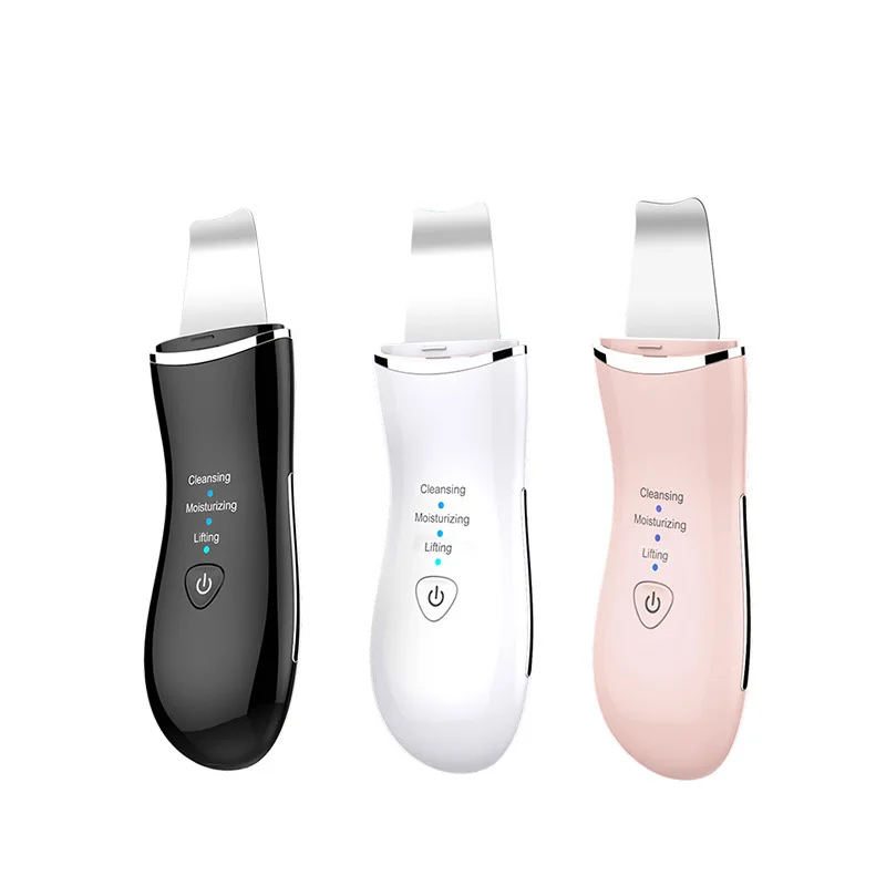 

Free shipping Ultrasonic Skin Cleaner Ion Import Instrument Micro-Current Beauty Instrument Facial Pores Cleaner