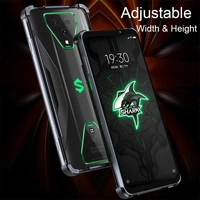 adjustable universal stainless steel metal bumper case for xiaomi black shark 4 3 pro 2 pro helo case aluminum phone cover funda