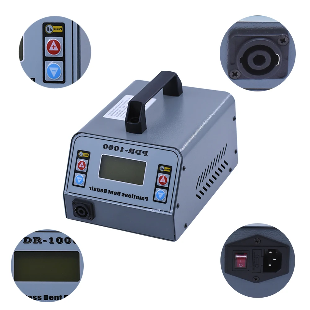 melhor Zk20 Ferramenta De Reparo Do Carro Dent Profissional Remoção Metal Corpo Dentes Nenhum Traço Reparação Indução Eletromagnética Sag Reparação Instrumento