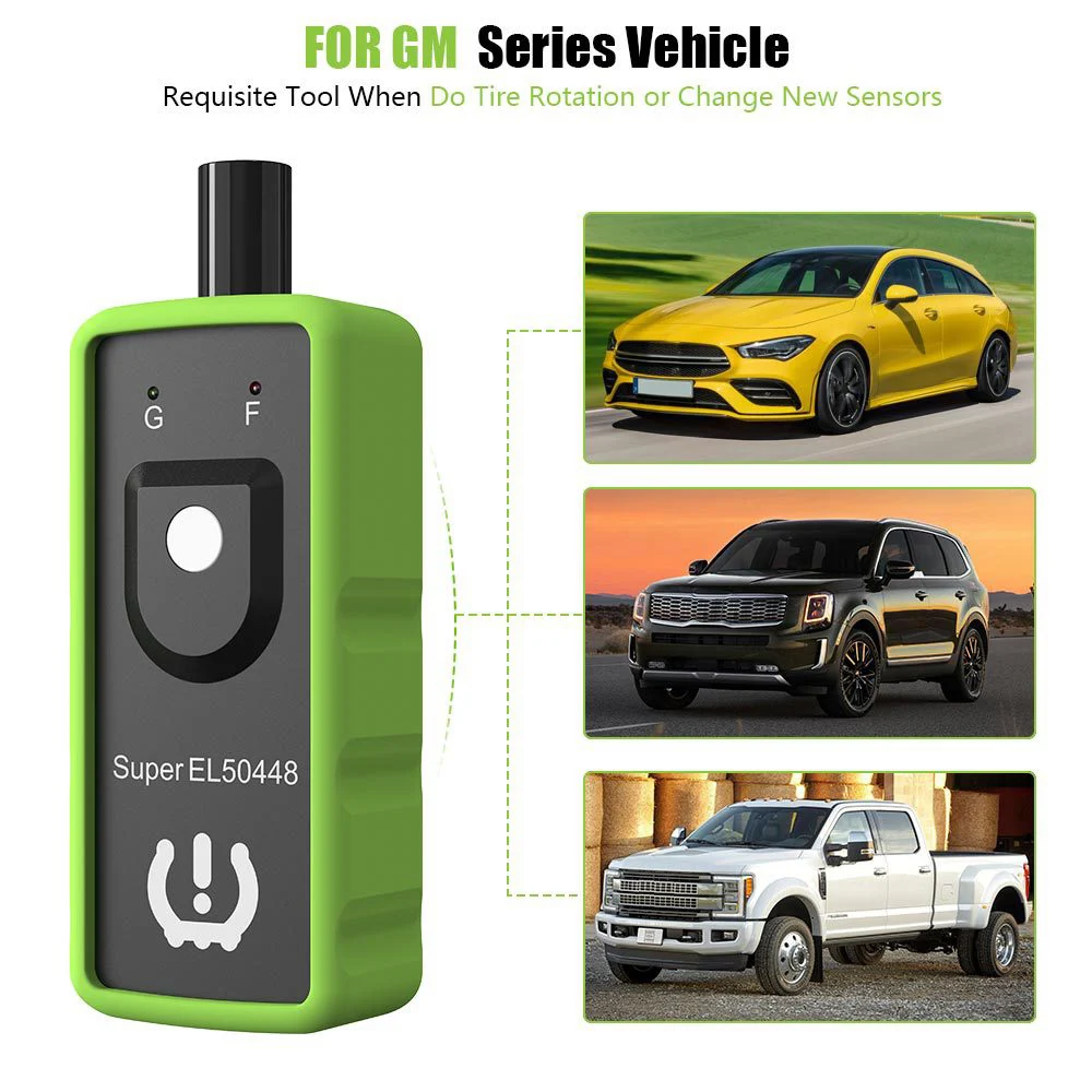 

2In1 For Ford GM Opel TPMS Diagnostic Tool Super EL50448 Car Auto Tire Pressure Monitor Sensor For Ford Series Vehicle