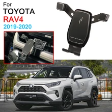 Gravity Car Phone Holder Dedicated Air Vent Mount Clip Clamp Mobile Phone Holder for Toyota RAV4 Accessories 2019 2020