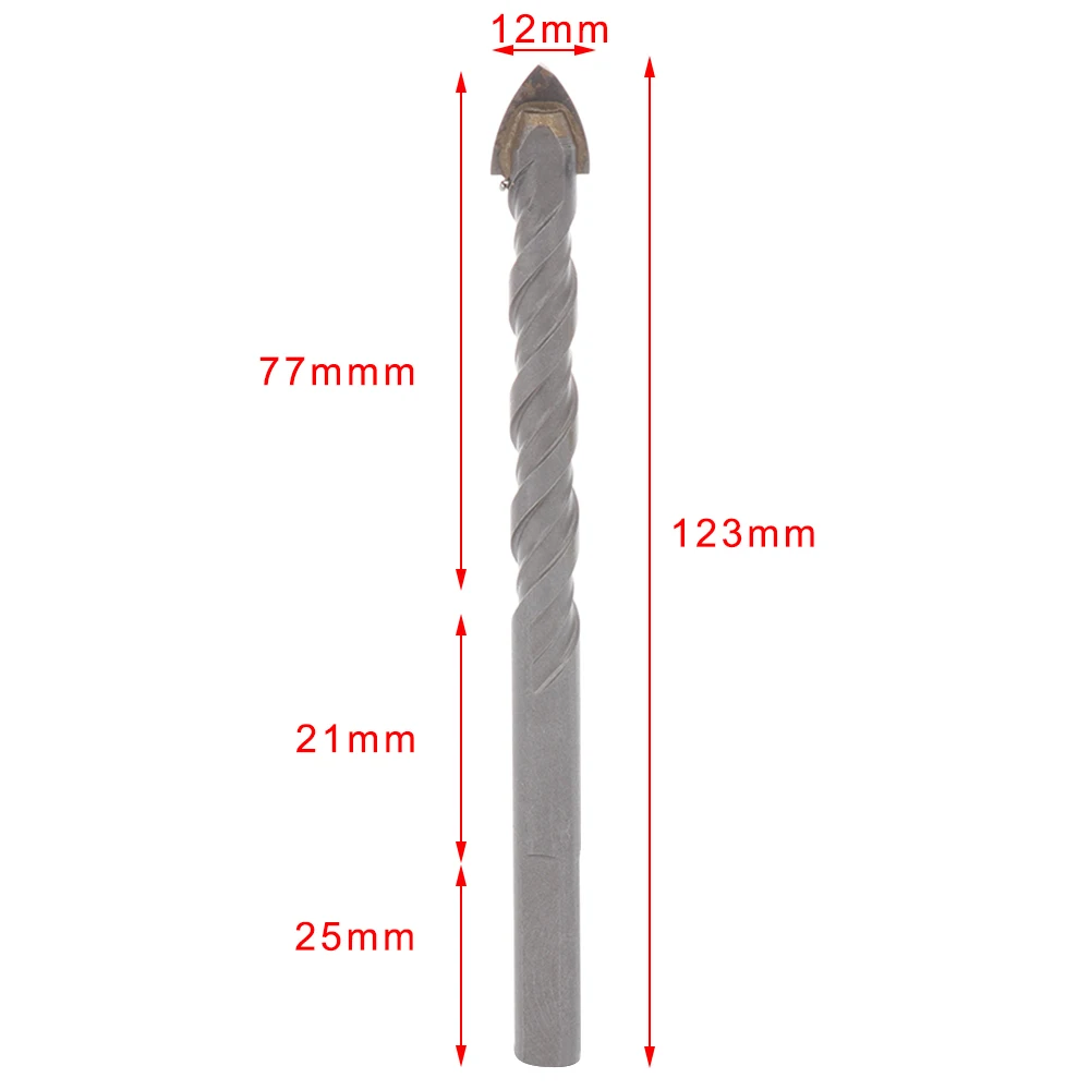 Многофункциональный 12 мм высокой твердости длинный хвостовик Сверло