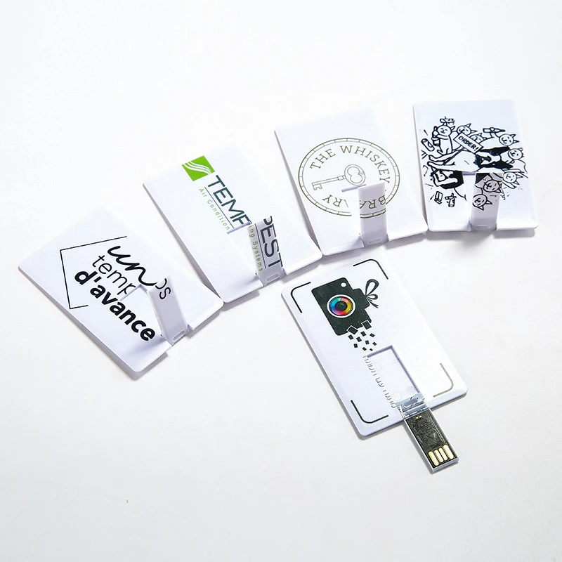 100pcs/lot 100% Capacity Bank Card Memory Stick Credit Card USB Flash Drive2.0 Pendrive 4GB 8GB 16GB 32GB 64GB for Business Gift