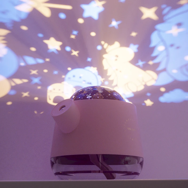 Беспроводная ультразвуковая лампа-проектор для ароматерапии 330 мл | Бытовая