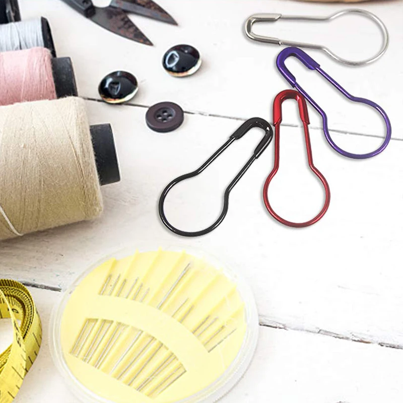 Металлические зажимы в форме тыквы безопасные булавки разных цветов для вязания