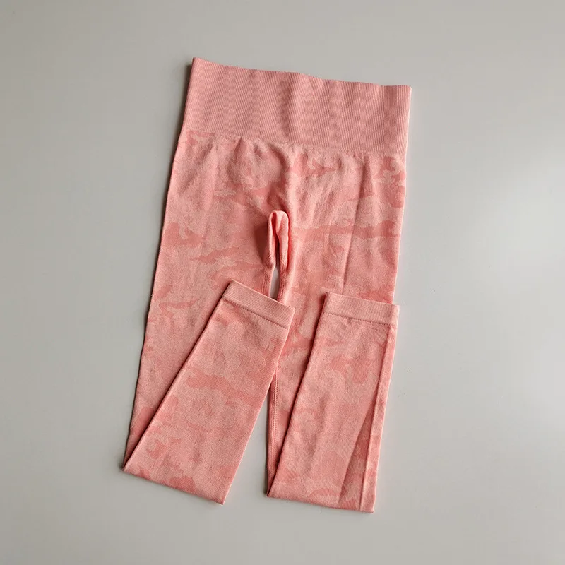 

Camouflage High Waisted Yoga Pants Gym Camo Seamless Leggings Elastic Exercise Tights Girl Women Pants For Fitness Running Sport