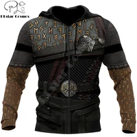 viking armor tattoo 3d printed autumn men hoodies unisex pullovers zip hoodie casual street tracksuit cosplay clothing dw657