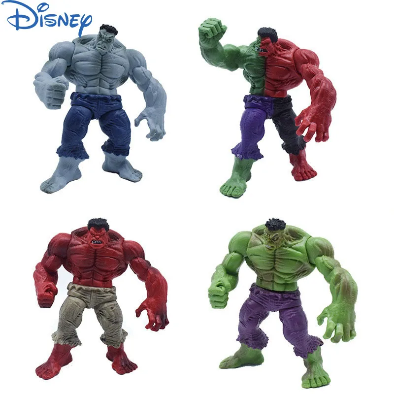 

4PCS / Set 11CM Marvel Avengers 4 Toys HULK Action Figure Superhero Hulk PVC Collection Toys Children's Birthday Gift