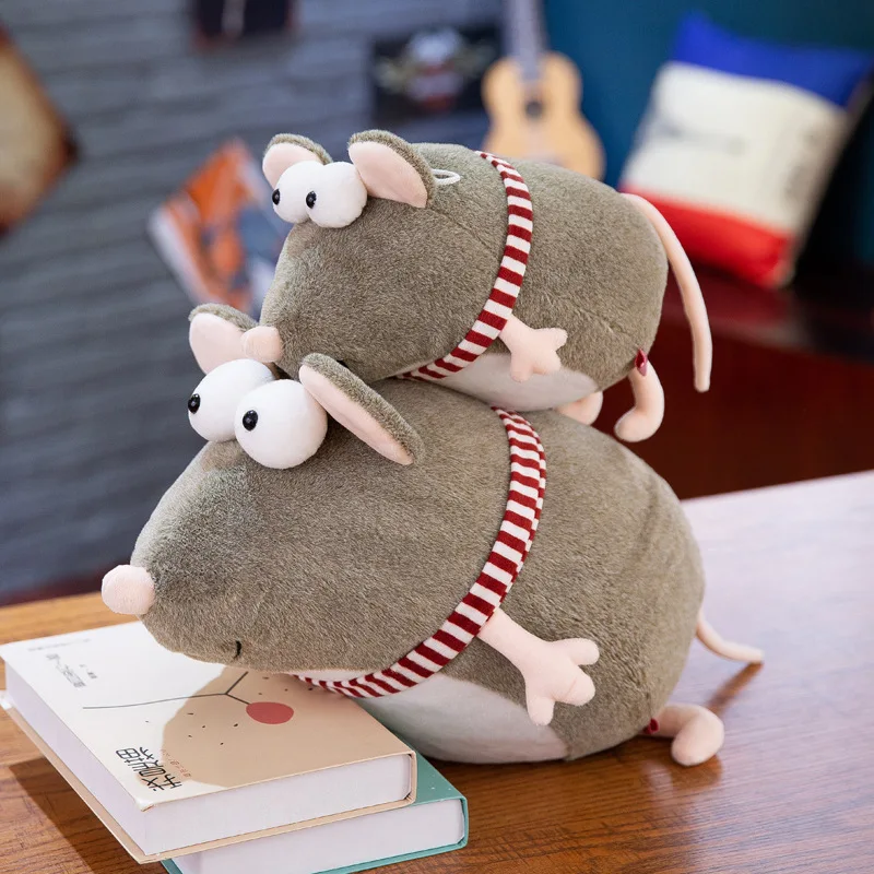 Креативный мультяшный талисман на год мыши изящная милая плюшевая кукла мышь