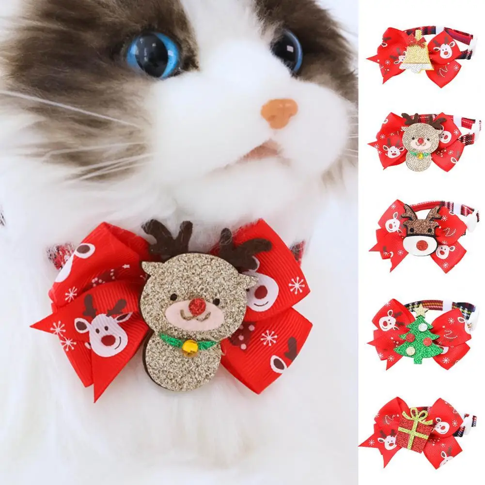 

Convenient Pet Collar Exquisite Comfortable Adjustable Christmas Cat Dog Collar
