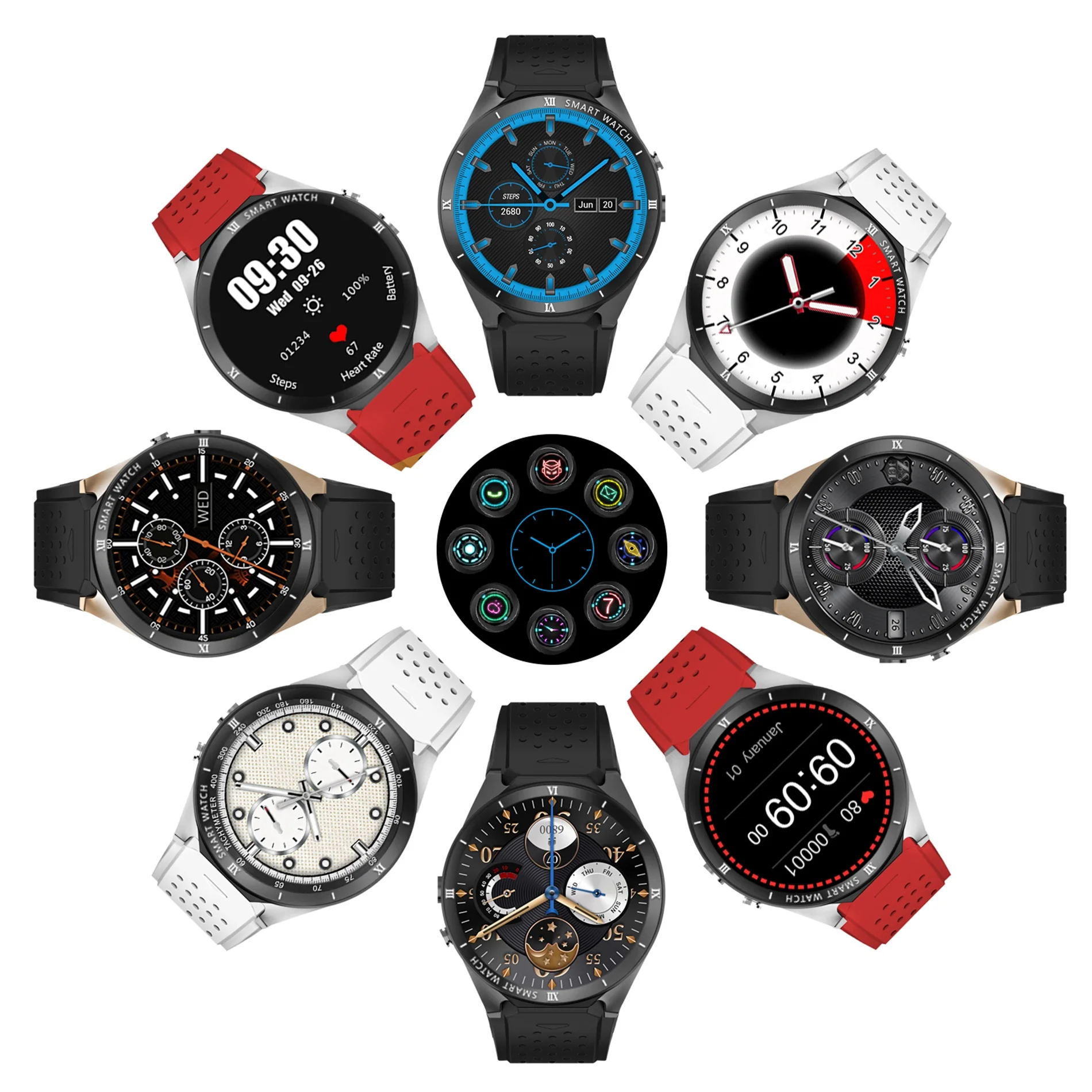 Умные часы Talk Band Android 7 0 OS 1GRAM + 16 GRAM gps Bluetooth 4 SIM wifi 3g Smartwatch наручные для huawei IOS Телефон