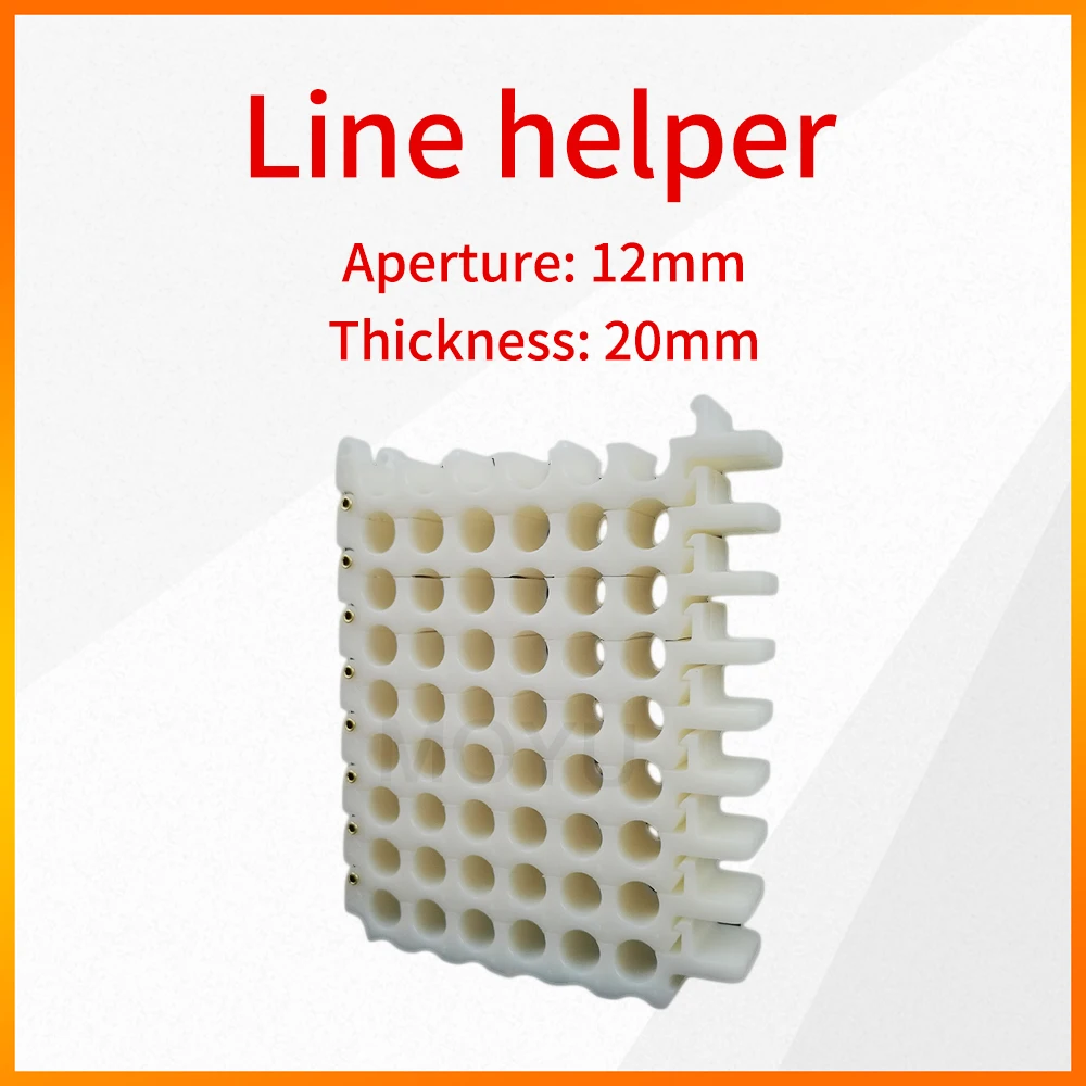 Cable Comb Tool Line Helper Aperture 12mm 6*N  Cable Comb Ne