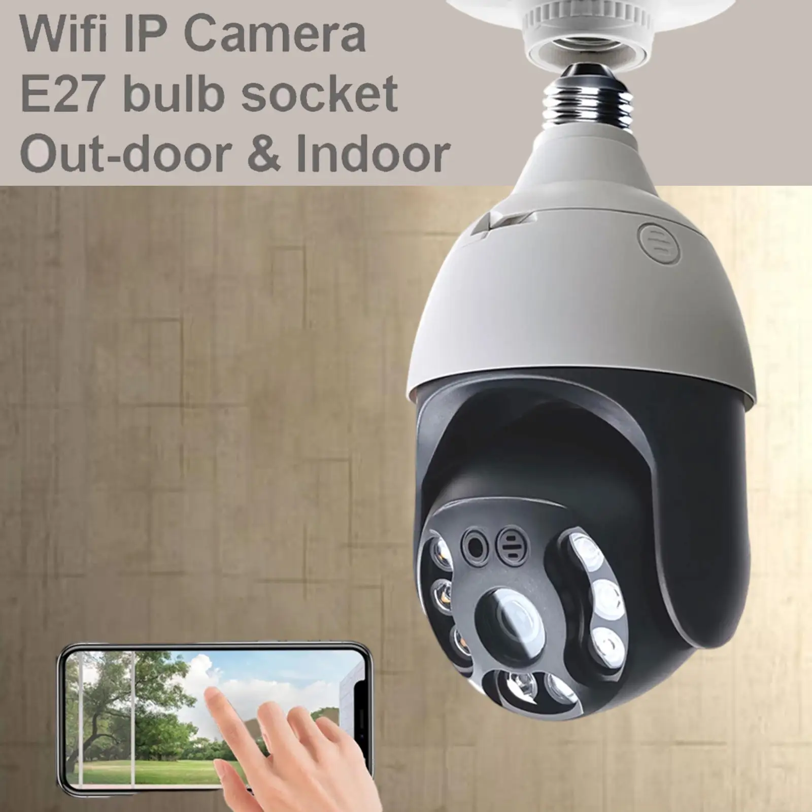 

Infrared WiFi Camera Motion Detection 1080P HD Waterproof Activity Alert Security Mounted Camera for Home Security Office Gate