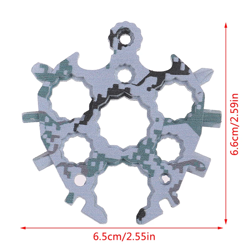 

Snowflake Tool Card Combination Multifunctional Snowflake Screwdriver