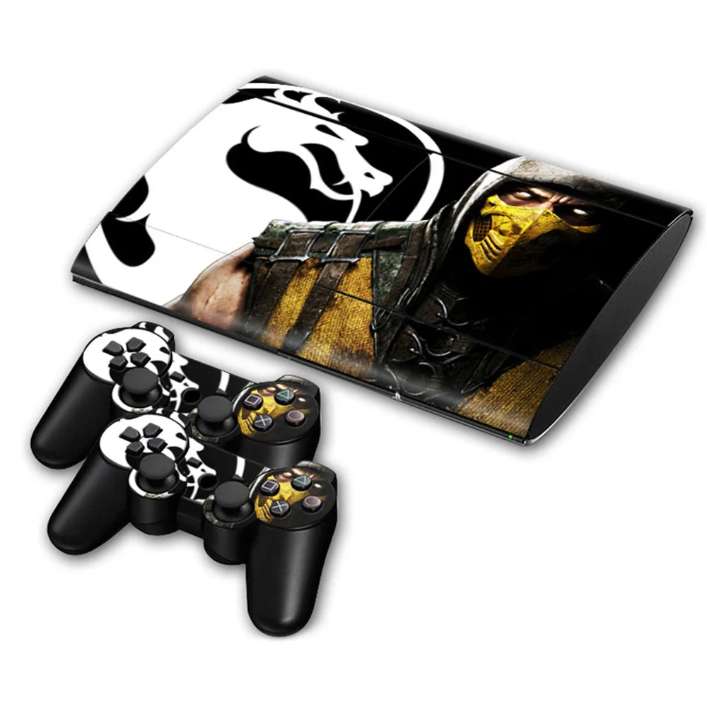 Чехол-накладка для контроллеров и консоли Cool дизайнерская наклейка кожи PS3 Super slim