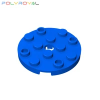 building blocks technicalalalal 4x4 round plate with bolt hole in the middle 10 pcs creative educational toy for children 60474