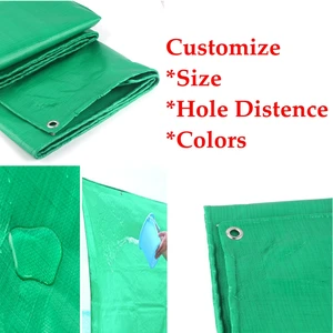 Толщина 0,32 мм зеленый PE брезент Непромокаемая ткань для сада двора сочные балконные растения суккулентная крышка водонепроницаемая ткань