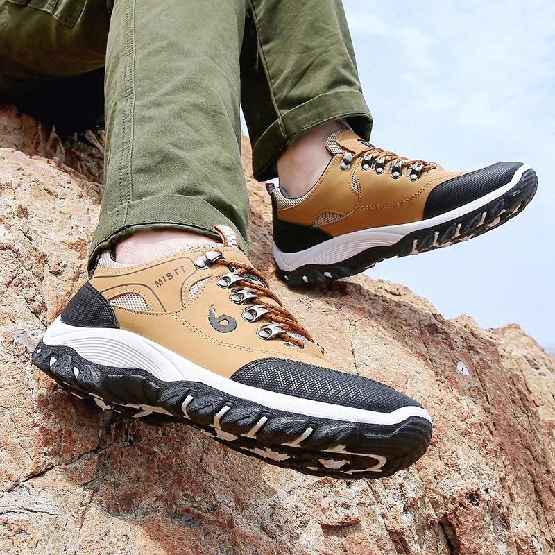 

Men Hiking Shoes Trekking Sneakers Man Fishing Camping Shoes Hunting Boots