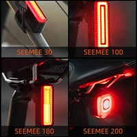 bicycle rear light auto brake sensing abs detachable ipx6 waterproof bike cycle tail lights city riding warning tools equipment