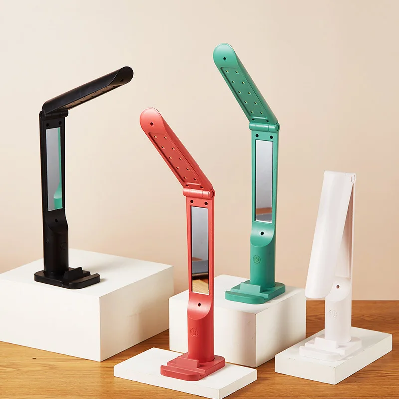 

USB Charging And Plug Dual Purpose LED Desk Lamp Student Dormitory Night Light Children's Eye Protection Bedroom Bedside Lamp