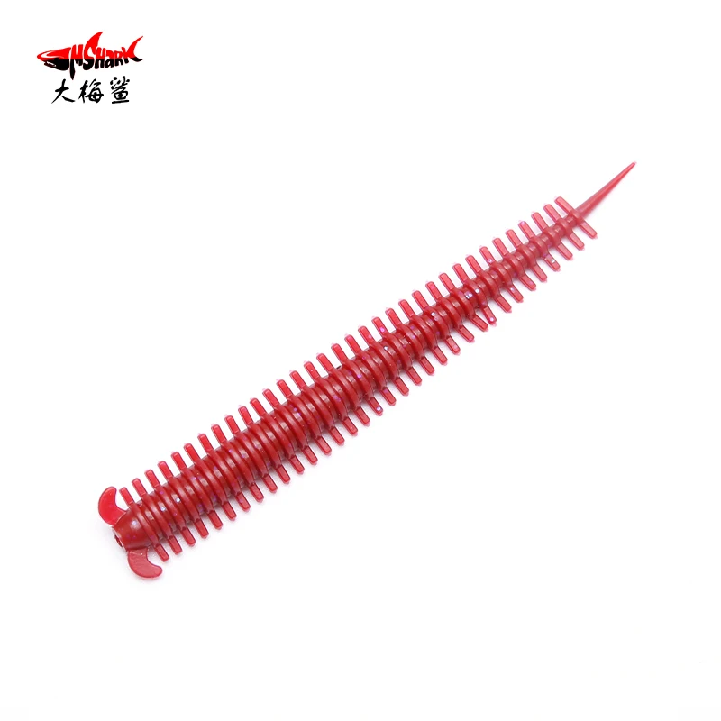 

Sea Worms Soft Fishing Lures silicone bait 90mm 2g 12pcs Saltwater Sandworm Soft Lure Bait Worm Fishy Smell Fishing Lures