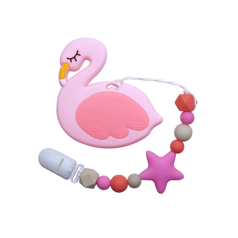 Силиконовая цепочка для прорезывателя BOBO.BOX прорезывания зубов силиконовая