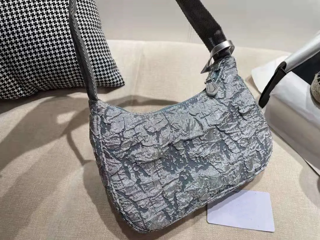 

Designer women bag half month bag handbags haze blue bag pink bag black bag underarm half month bag 22cm bags for women