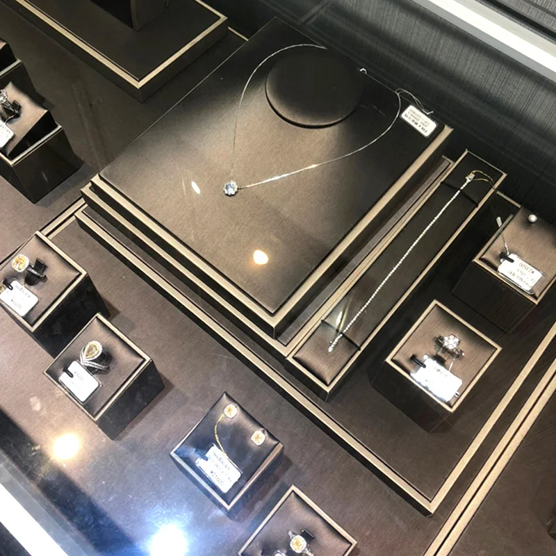 

Jewelry Display Stand Jade Jewelry Rack Necklace Rack Bracelet Earring Ring Display Rack Tray Advanced Display Props YSUMI