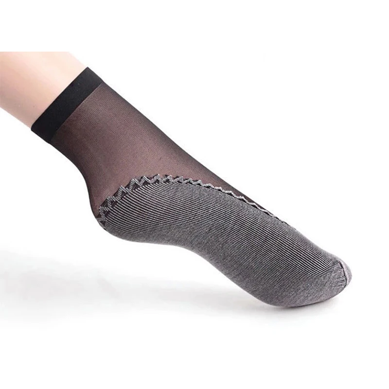 Детские носки 5 пар летние сексуальные ультратонкие прозрачные шелковые для