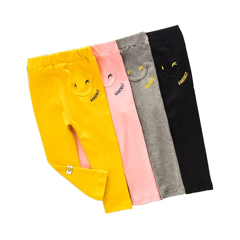 

Girls Leggings Autumn Children's Trousers Baby kids Cotton Elastic Casual Pants
