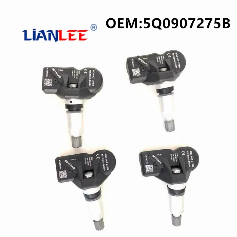 4 шт./лот 5Q0907275B 0553839731 для A3 8V Q7 4M Q5 Q3 A4 A5 MQB TPMS RDKS RDK новый датчик давления в шинах 5Q0 907