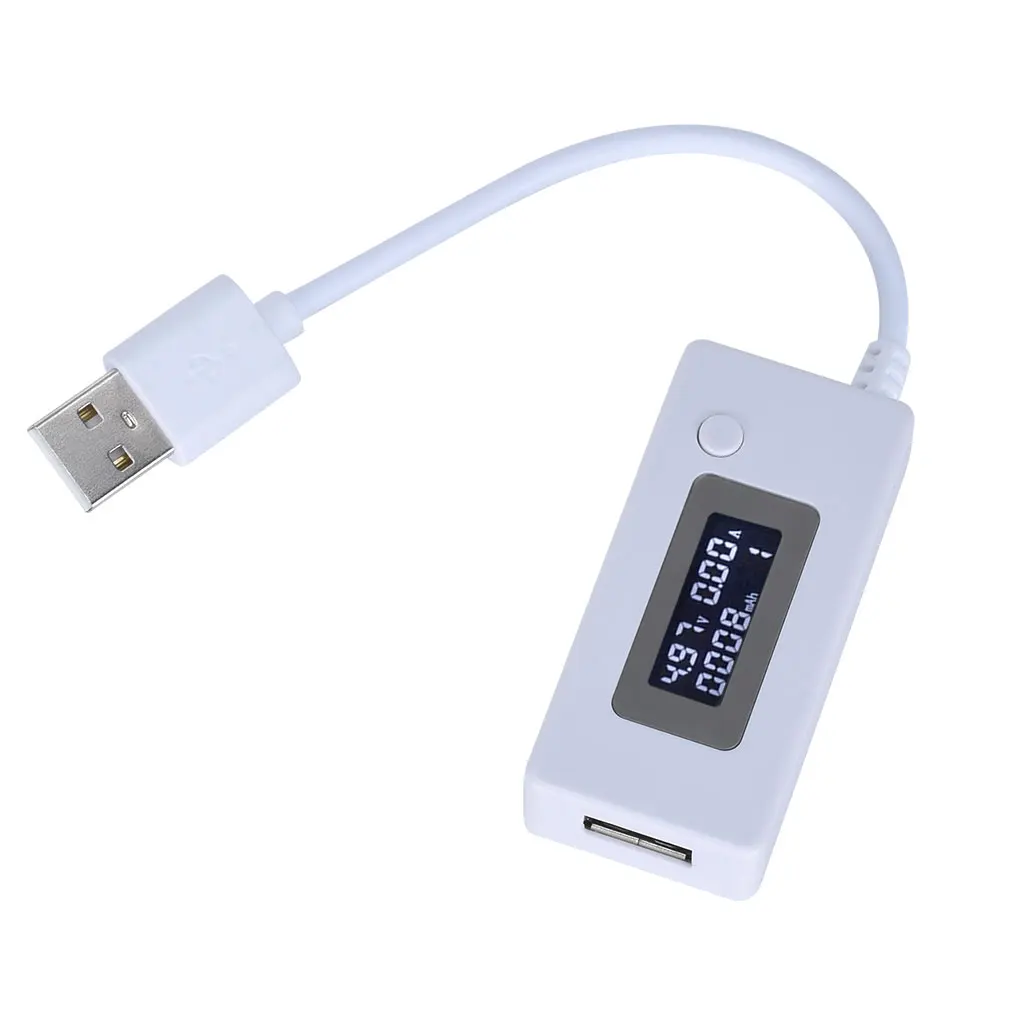 Новейший ЖК дисплей USB Напряжение/Ампер Измеритель мощности тестовый er